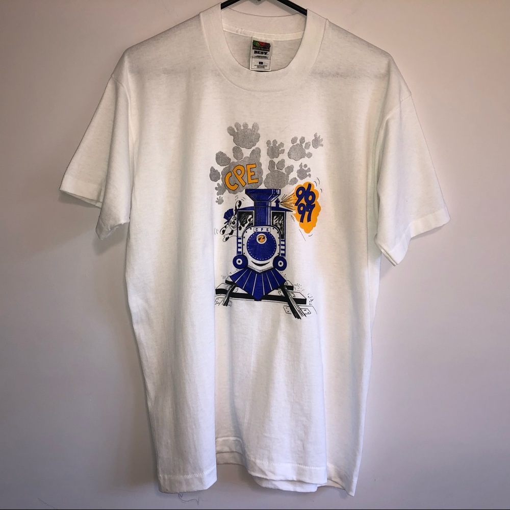 Vintage 1997 Single Stitch Tee White Large T-Shirt